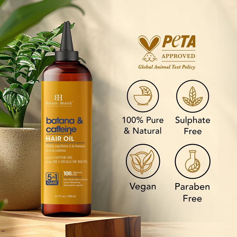 Botanic Hearth Botanic Hearth Batana & Caffeine and Hibiscus &