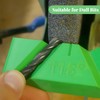 3 Sets Drill Bit Sharpener Guide Jig, 3D Printed Tool