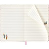 Moleskine Limited Edition Notebook, Sakura Notebook, Lined Layout and Fabric