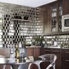 Soulscrafts 80 Pcs Beveled Mirror Tile, 3x3 Inch Mirror Square