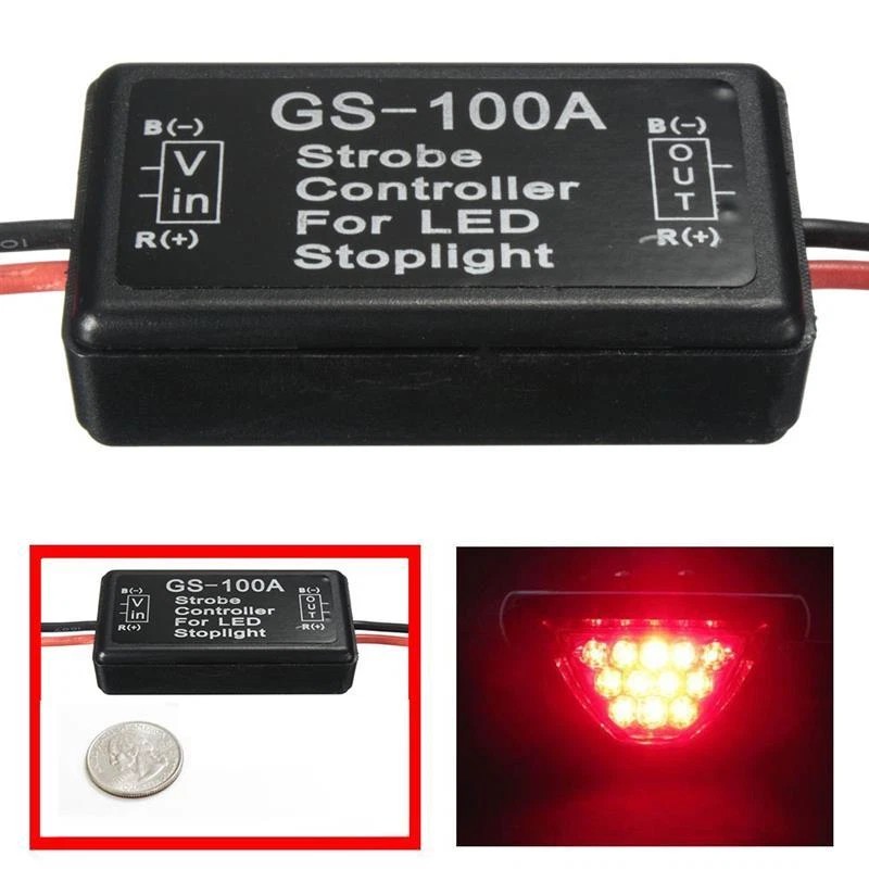 SparkHID Universal 3rd Brake light Stop Light Pulsing Strobe Flash
