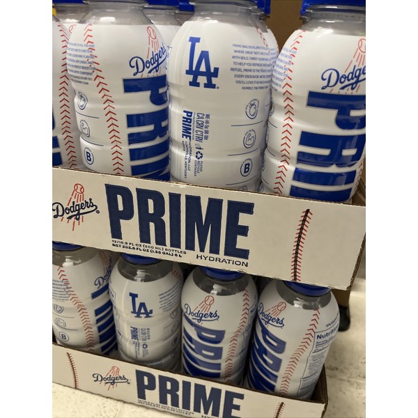 Prime Dodgers Hydration 12 pack Early Access Rare