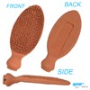 YNR Natural Clay Terracotta Handmade Foot Scrubber for Hard Dead