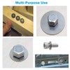 TERF® 100 Pcs Zinc Plated Steel M5 / 5mm X