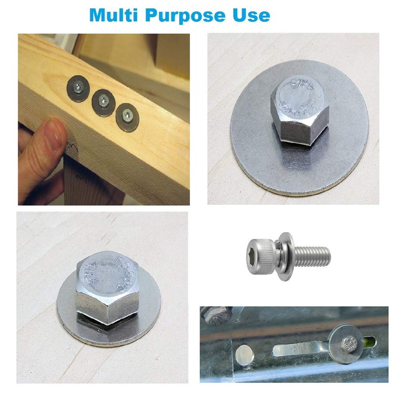 TERF® 100 Pcs Zinc Plated Steel M5 / 5mm X
