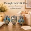 Set of 3 Owl Figurines – Hear No, See No,