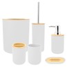 6Pcs/Set Household Bathroom Soap Box Toothbrush Holder Rinse Cup Lotion
