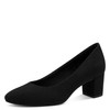 MARCO TOZZI Women's Elegant Block Heel Court Shoes, black