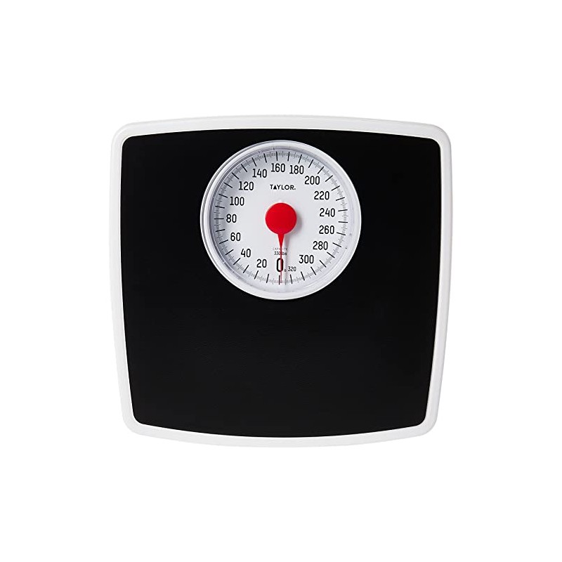 Taylor Battery Free Analog Scales for Body Weight, 330LB Capacity,