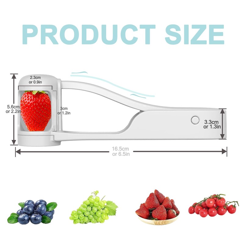 Gaodeding Grape Cutter, Baby Fruit Slicer, Salad Cutter,Grape;Cherry Tomato; Cherry;