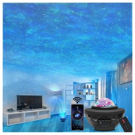 Galaxy Projector, 3 in 1 Star Projector Galaxy Light Projector for Bedroom with Remote Bluetooth Speaker Dynamic Starlight Projector Galaxy Night Light Projector for Room Decor Birthday Christmas Gift