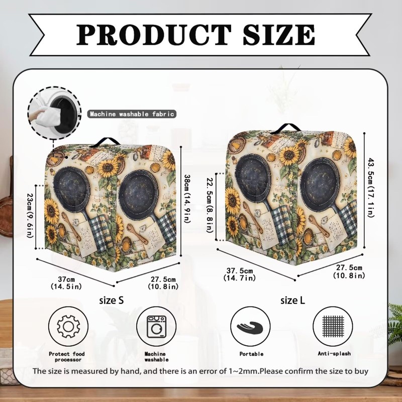 Txsniver Stand Mixer Cover Waterproof Kitchen Mixer Dust Cover with