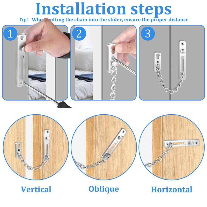 Chain Door Lock Premium Door Guard Safety Lock Chain Locks