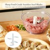 Manual Food Chopper Hand Push Express Vegetable Dicer Mincer Sharp