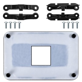 AM4 AM5 CPU Cooler Mounting Bracket Kit, AM4 Backplane for CPU Cooling Fan Heatsink Backplate for AM5/AM4 Motherboard Socket with 2 Set Standoffs and Screws