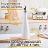 YOLIFE Olive Oil Dispenser Bottle, 17oz Ceramic Oil Dispenser for