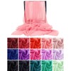 Bridesmay Chiffon Elegant Stole Scarf for Dress in Various Colours