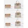 Lckaey Purse Organizer insert for birkin 35 insert organizer Felt