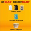 Glad White Garbage Bags - Tall 45 Litres - Febreze