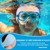 Lunmon 2 Pairs Swimming Headbands Adjustable Water Headbands for Adults