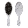 Cala Wet-n-dry black & white marble hair detangler