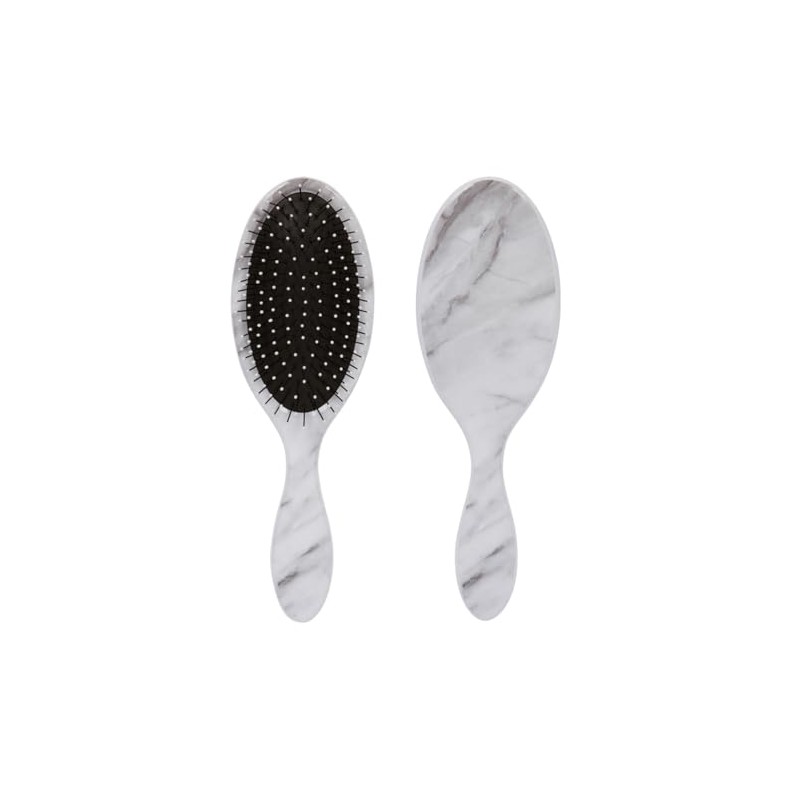Cala Wet-n-dry black & white marble hair detangler
