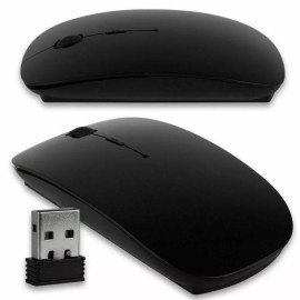Unbranded 2.4G Ultra-Thin Wireless Mouse Scroll USB Optical Mice For Computer Laptop PC BK