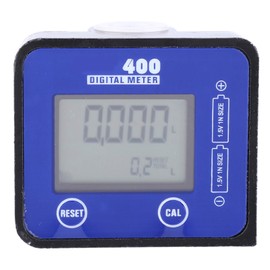 LCD Flowmeter, 1/2 Inch Digital FlowMeter, Aluminium Alloy Flow Meter for High Viscous Liquid Media Such as Petrol