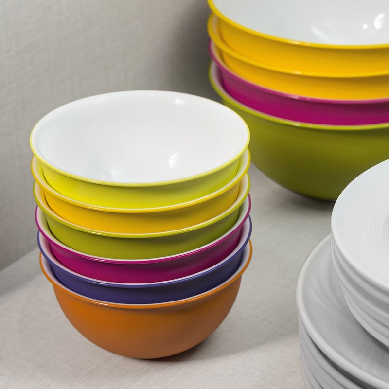 Bowl of 3,5 lt, Diameter 26,5 cm White Inside and