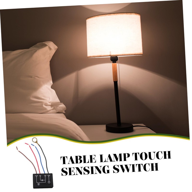OSALADI Pack of 2 Table Lamp Touch Switch Touch Dimmer