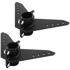 MorningRo 2 Sets Steering Triangle Mounting Bracket for NK-180s Brushless Kayak Motor Replacement Parts Kit, Black Mounted Steering Bracket, Anti Rust Easy Installation