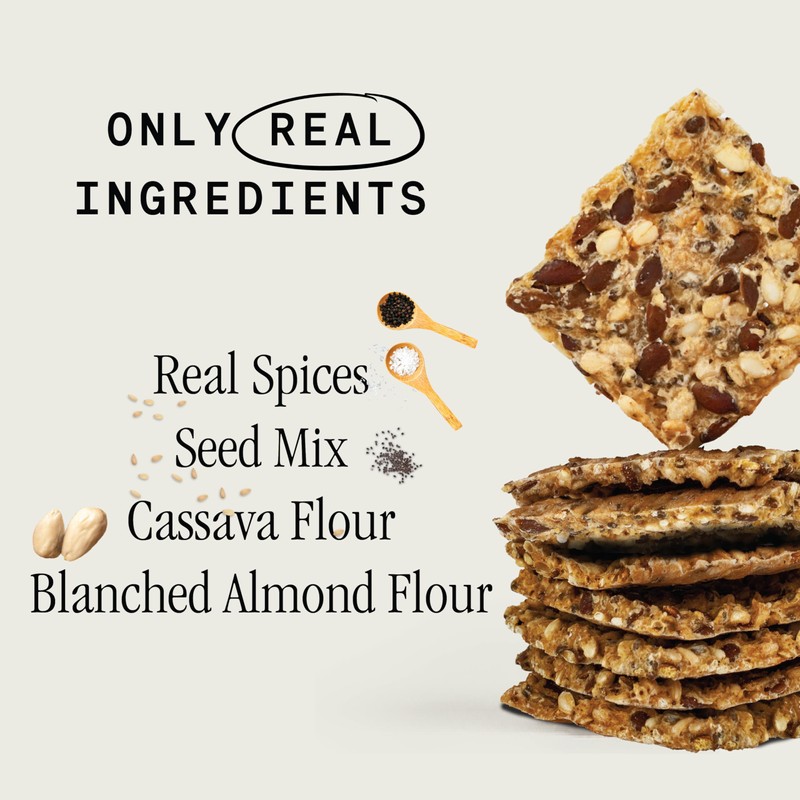 Julian Bakery® Organic Seed Crackers - Salt & Pepper 4oz