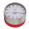 Mechanical Countdown Timer 60 Minute Magnetic Stainless Steel Visual Kitchen