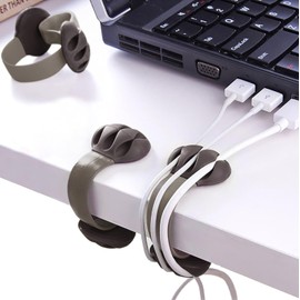 Cable Holder - Cord Organizer - Cable Management Clips - Wire Holder System -3 Packs Multipurpose Cable Clips for Phone Chargers, USB Cables - Home, Office, Nightstand, Desk Organizer