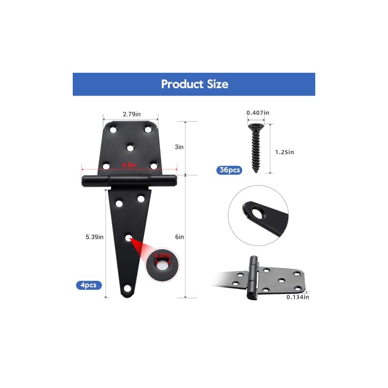 HOME MASTER HARDWARE - Bisagra para puerta de cochera y