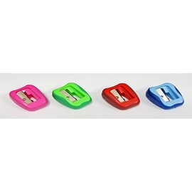 Lyra Groove Triple 1 Anspitzer - (Farben gemischt Blau, Rot, Pink und Grün)