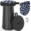 ALEVMOOM Portable Telescoping Stool Collapsible Stool with Cushion & Bag,