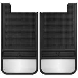 Husky Liners For 55101 Universal 12in Wide Black Rubber Rear Mud Flaps