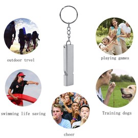 Pet Parrot Birds Dog Bark Control Whistles Toy Training Whistle for Puppies Parrots Doves Behavior Obedience Silent Recall Training Device Dog Whistles Pack of 2