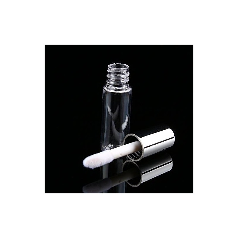 Yosoo 45pcs Plata Transparente 1,2 ml Tubos Vacío de Plástico