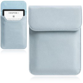 T Tersely Sleeve Case for 6 inch All-New Kindle 11th Gen 2024/2022, Kindle 10th 2019, Kindle Paperwhite 10th 2018, Kindle 5/6/7th 2012-2016 Version, Kobo Clara, Lightweight, Portable, Pouch Bag, Blue