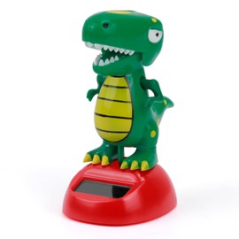 YGMONER Dinosaurs Waving Arms Car Dashboard Dancer Cartoon Style Solar Powered Shaking Ornaments Bobble Head Decorations