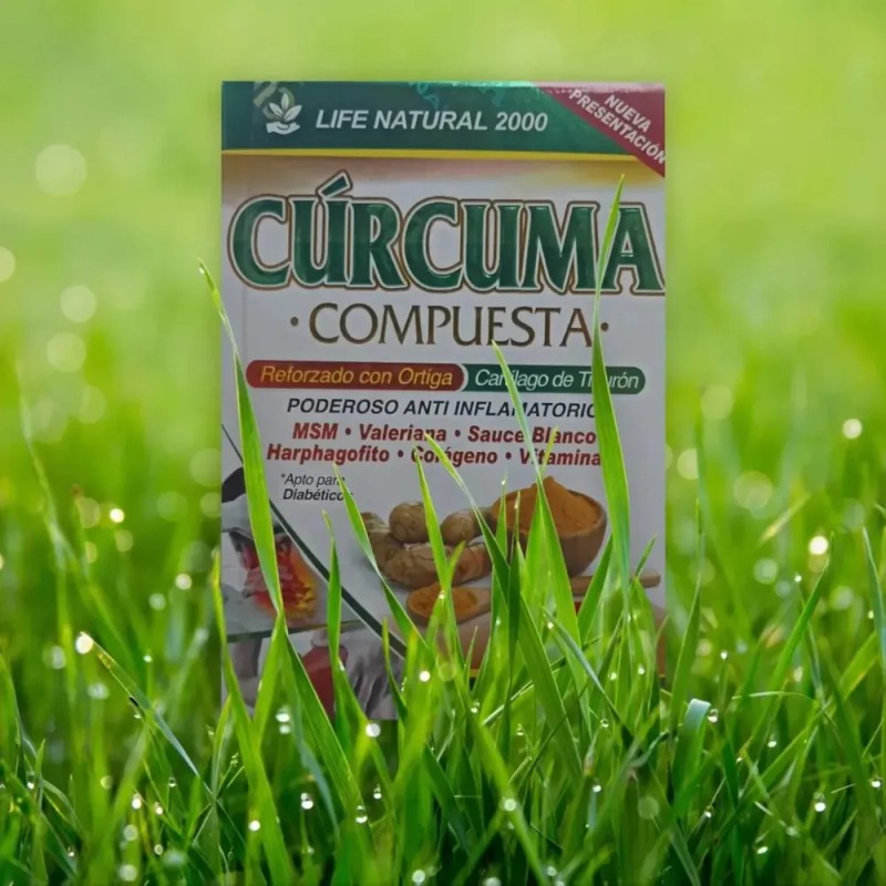 Cúrcuma Compuesta Anti Flamatorio 60 Tabletas Pack 3 Sin Sabor