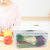 Eagrye 15 L Rectangular Plastic Clear Airtight Food Storage Containers