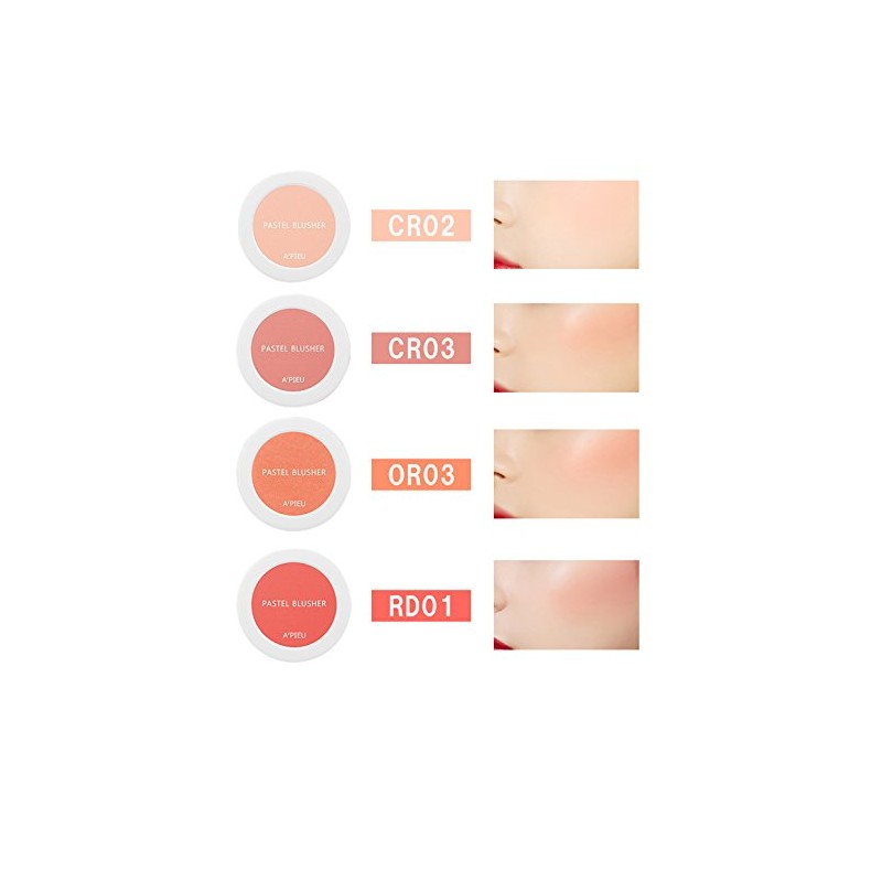 "A" PIEU apyu "Pastel Bloomer CR02 – Coral