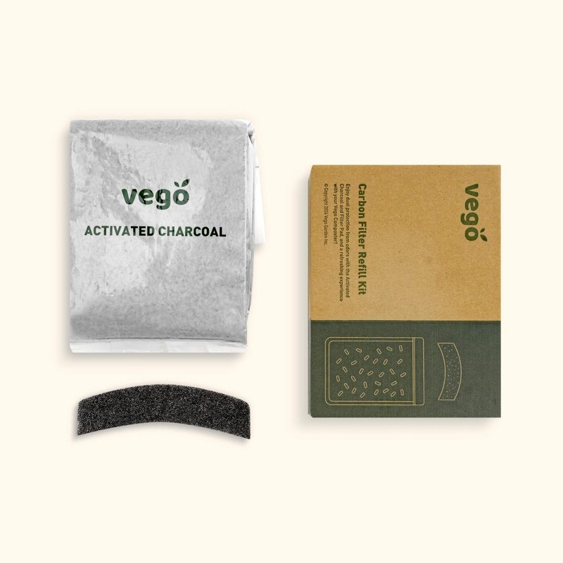 Vego Carbon Filter Refill Kit, 1 Bag