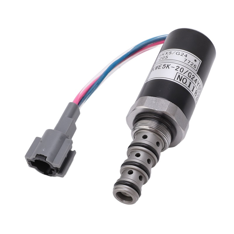 Rotary Solenoid Valve Alloy Steel Corrosion Resistance 669‑43000201 for KATO