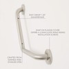 12-inch x 12-inch Boomerang Shaped Shower Grab Bar, Stainless Steel