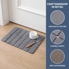 Foldable Diatomite Dish Drying Mat for Kitchen Counter, Gray Marble