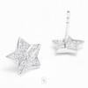Clepsidra® Aretes para Mujer de Plata de Ley 925 Estrellas